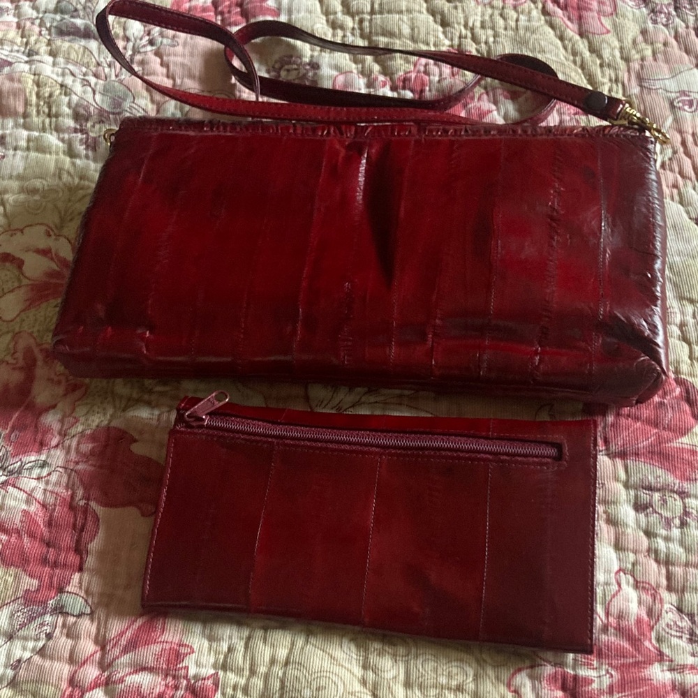 Red eel bag set - Picture 2 of 4